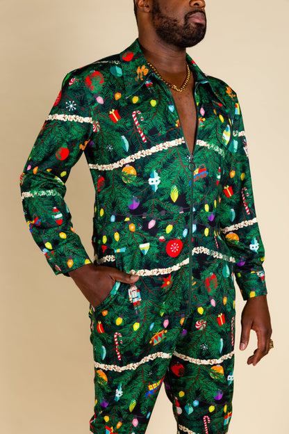 The Christmas Tree Camo | Christmas Tree Print Christmas Flight Suit