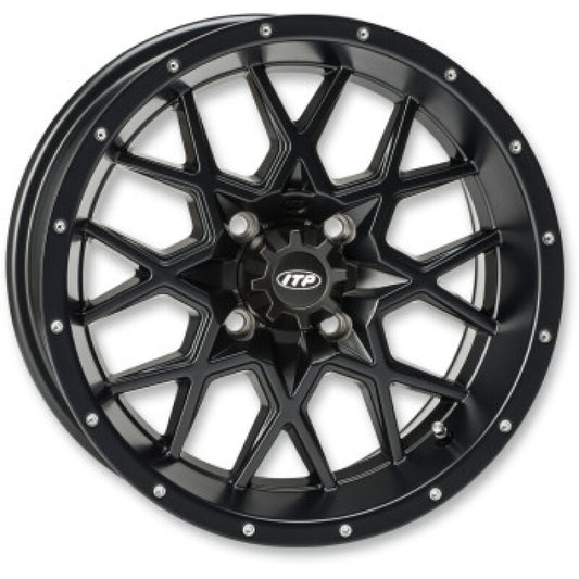 ITP Hurricane 20x6.5 / 4x137 BP / 4+2.5 Offset Gloss Black Wheel