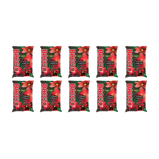 Michigan Peat Baccto All Purpose Potting Soil with Perlite, 25lbs (10 Pack)