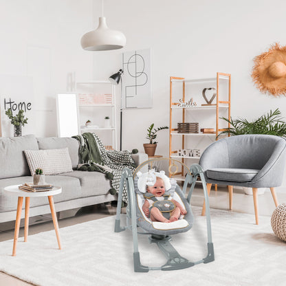 Ingenuity Boutique Collection Baby Swing N Go Portable Rocker Chair, Bella Teddy