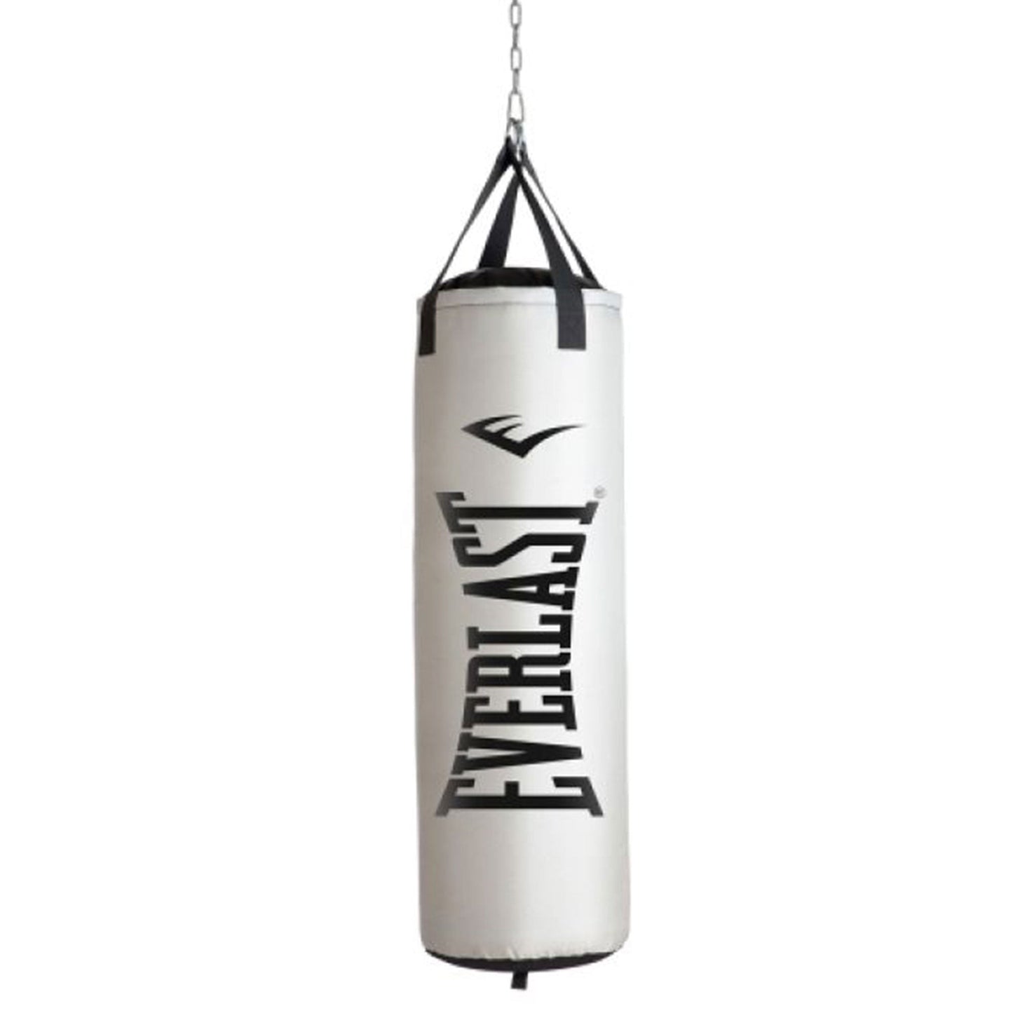 Everlast Nevatear Fitness Workout 60 Pound Heavy Boxing Punching Bag, Platinum