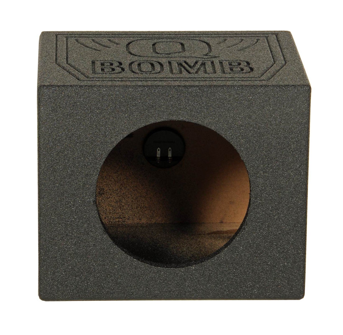 Q-POWER QBOMB 10" Sealed Car Subwoofer Sub Box Enclosure (2 Pack)