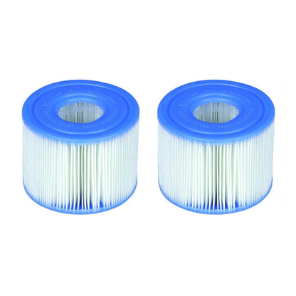 Intex Seat for Inflatable PureSpa Hot Tub & S1 Pool Filter Cartridges (6 Pack)