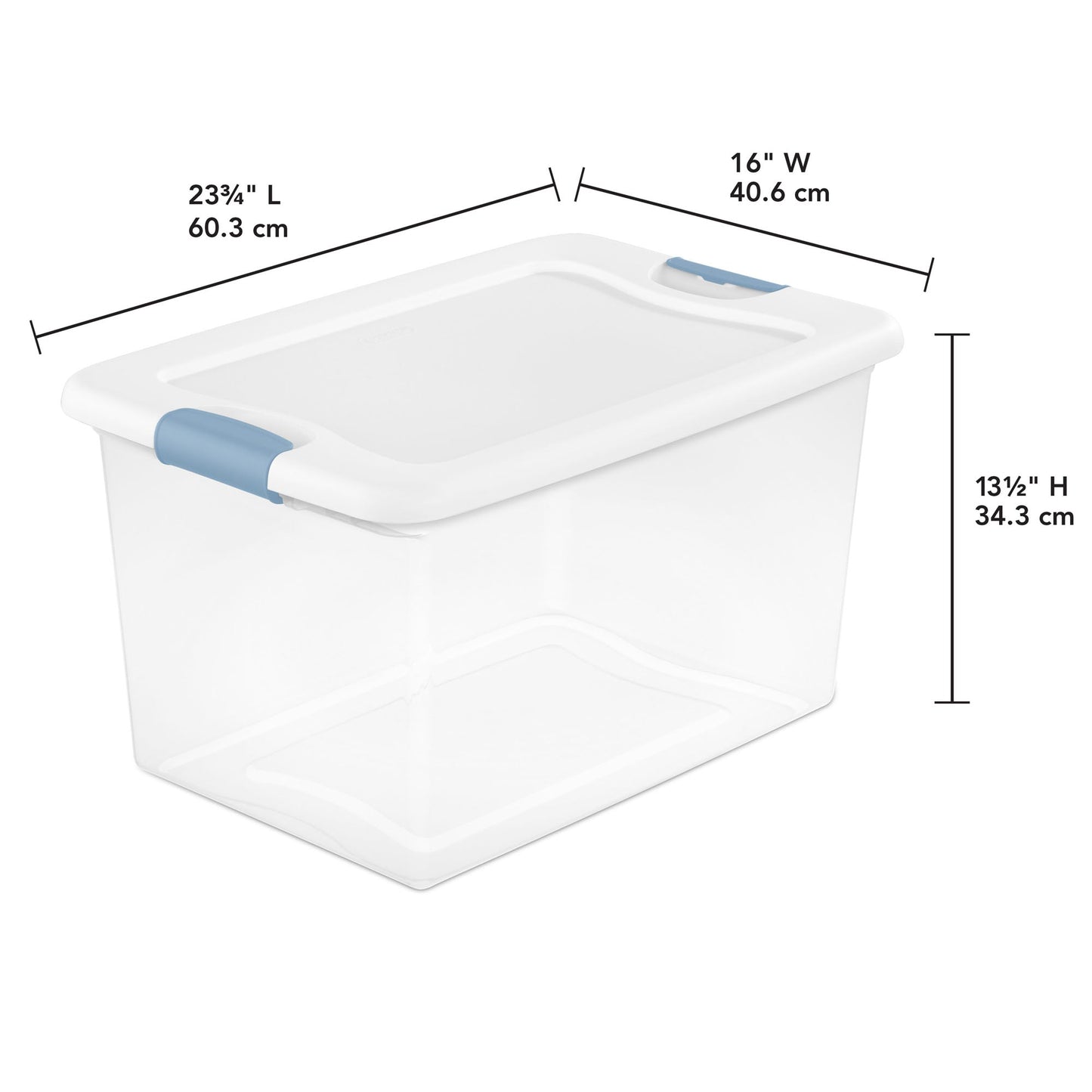 Sterilite 70 Quart Ultra Latch Storage Box (4 Pack) & 64 Qt. Container (6 Pack)