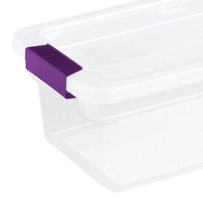 Sterilite 66 Quart Storage Totes, 6 Pack, and 6 Quart Storage Totes, 12 Pack