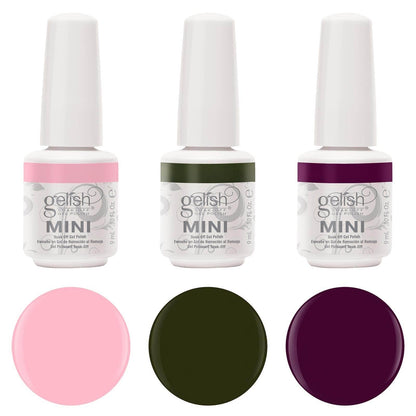 Gelish Mini Harmony Complete Starter Gel Nail Polish Kit & Basix Care Kit