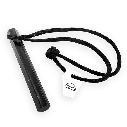 HexaLite™ "Mini" - Compact Ferro Rod Fire Starter - 6-Sided Shape & Ceramic Striker