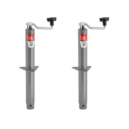 Fulton Bulldog Round Bolt On 5000 Pound Lift A Frame Truck Trailer Jack (2 Pack)