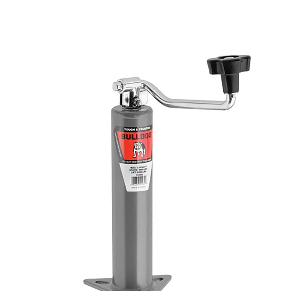 Fulton Bulldog Round Bolt On 5000 Pound Lift A Frame Truck Trailer Jack (2 Pack)