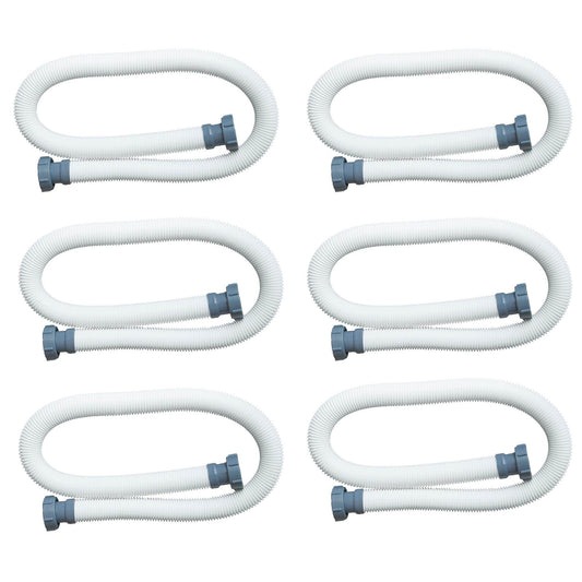 Intex 1.5 Inch Diameter Water Accessory Pool Pump Replacement Hose (6 Pack)
