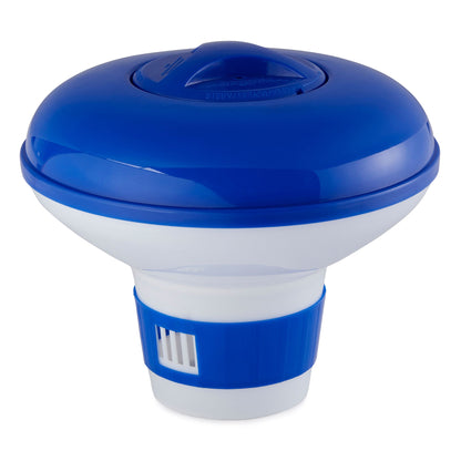 Intex 8' Round Cover for Above Ground Pools with 7" Floating Chlorine Dispenser