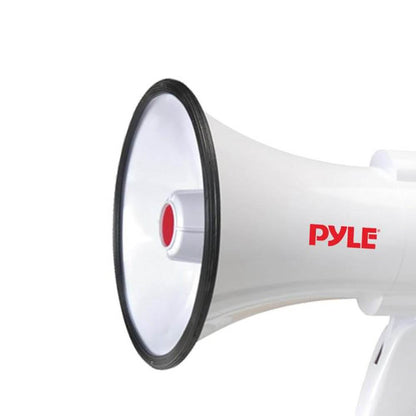 Pyle Pro Handheld Megaphone Bull Horn with Siren and Voice Recorder (6 Pack)