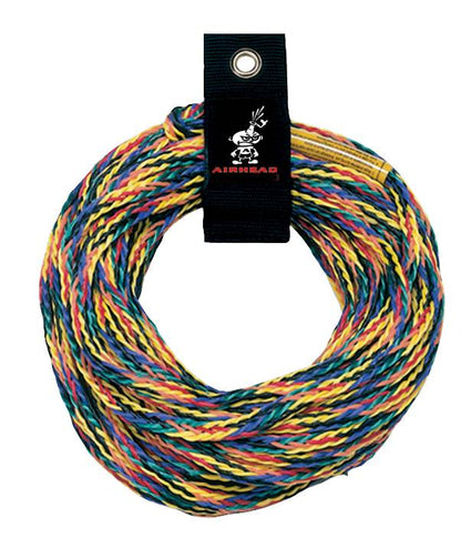 AIRHEAD AHTR-60 60 Ft. Length 2375 Pound Strength 2 Rider Tube Tow Rope (2 Pack)