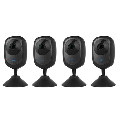 Momentum HD Smart Home WiFi Wide Angle Security Camera w/ Two Way Audio (4 Pack)