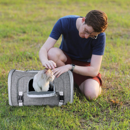 Mr. Peanut's Monterey Series Horizontal Backpack Airline Compliant Pet Carrier