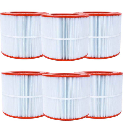 Unicel C-9405 Replacement 50 Sq Ft Pool Spa Filter Cartridge, 217 Pleats, 6 Pack