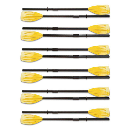 Intex Set of 48" Paddles Inflatable Boat Ribbed French Oars (12 Pack)