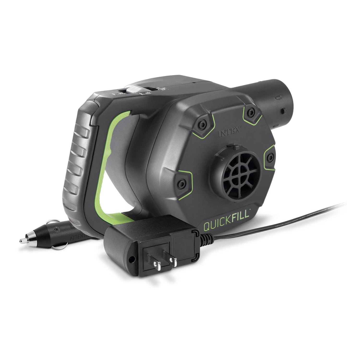 Intex 66641E 120 V Quick Fill Cordless Rechargeable Inflatable Air Bed Pump