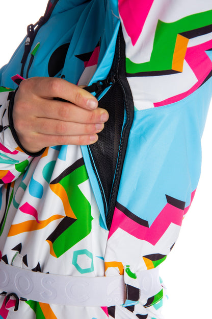 The Geodisiac | Mens Retro Neon Ski Suit