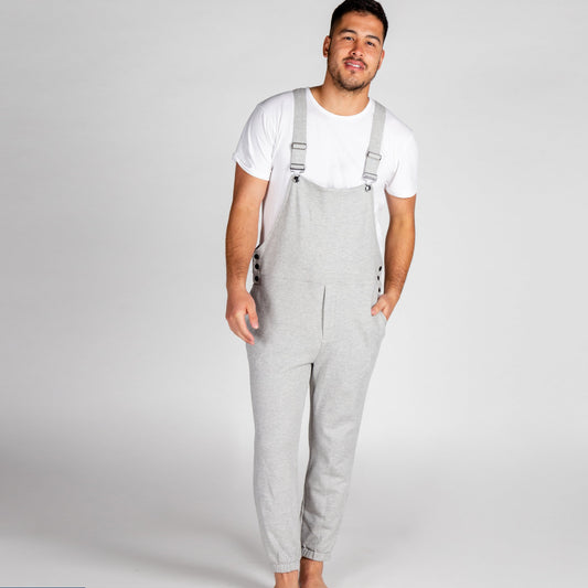 The Groutfit | Heather Grey Men's Pajamaralls®