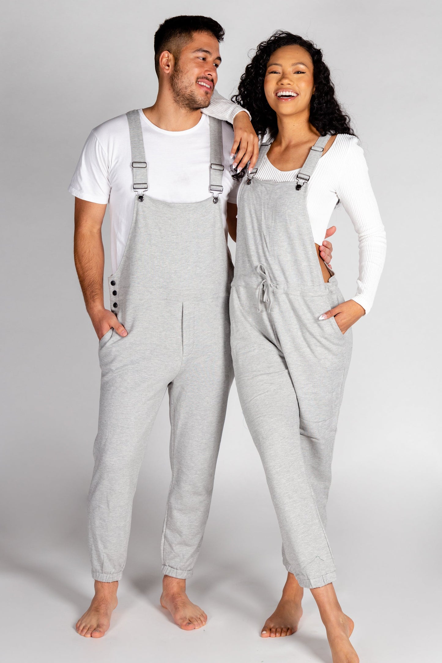 The Groutfit | Heather Grey Men's Pajamaralls®