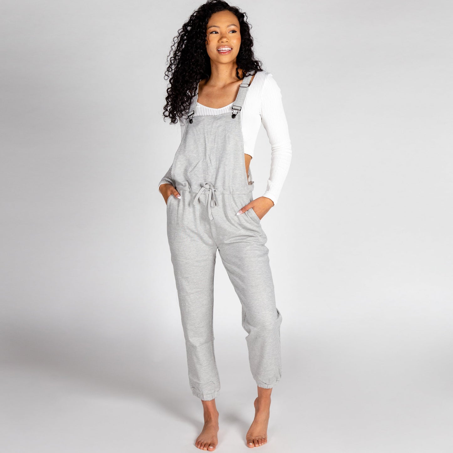 The Groutfit | Women's Heather Grey Pajamaralls®