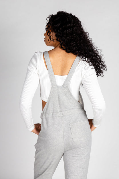 The Groutfit | Women's Heather Grey Pajamaralls®