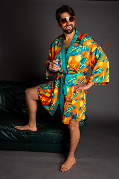 The Cruise Ship Casanova | Hawaiian Party Kimono