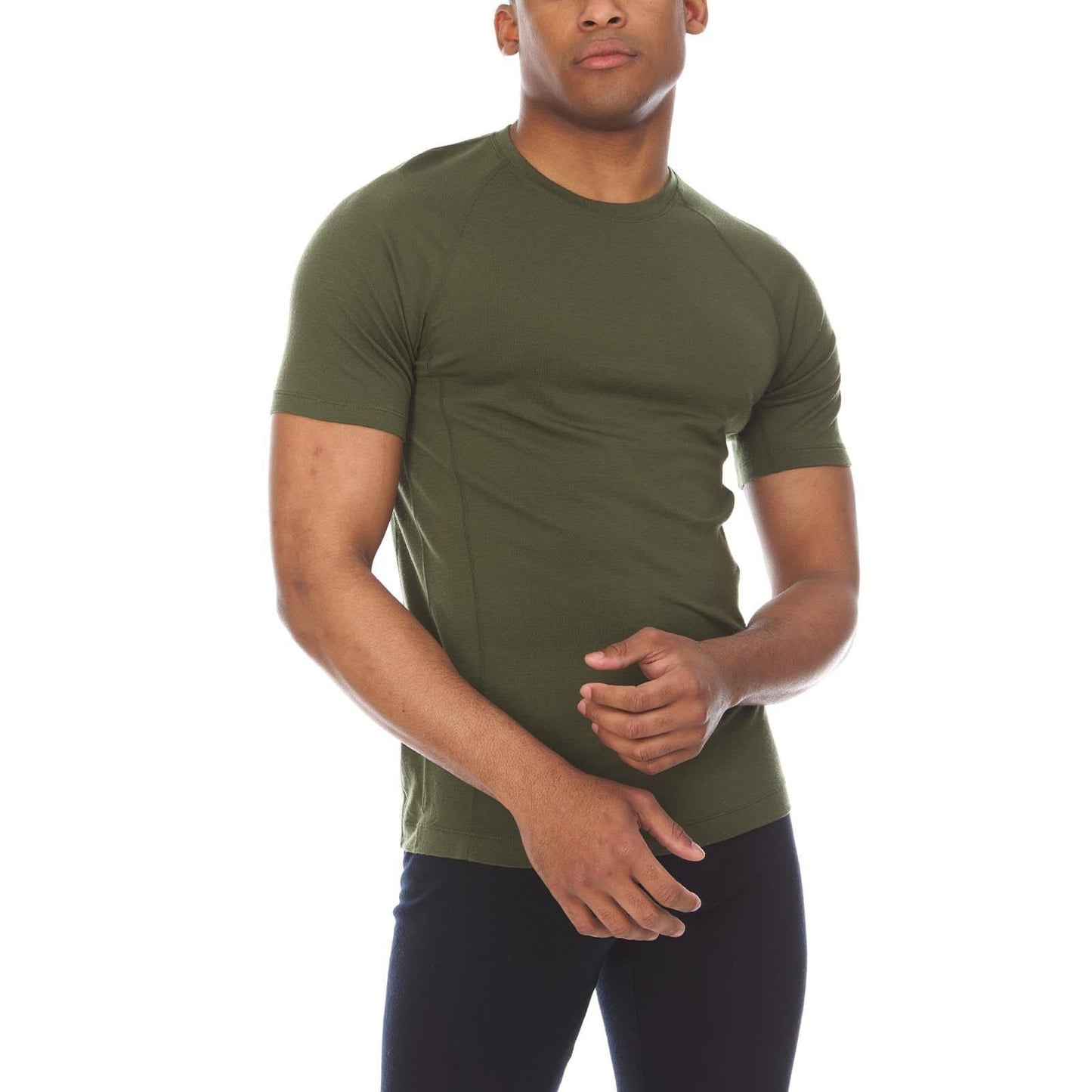 Micro Weight - Men's Wool Raglan T-Shirt Woolverino