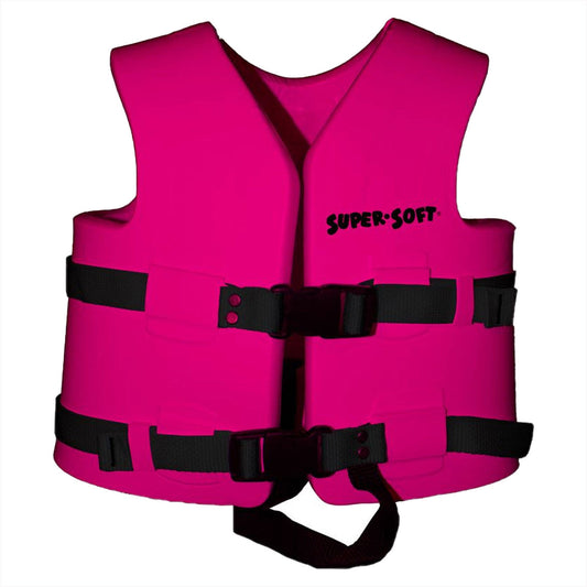 TRC Recreation Super Soft Child Life Jacket Swim Vest, Small, Flamingo Pink