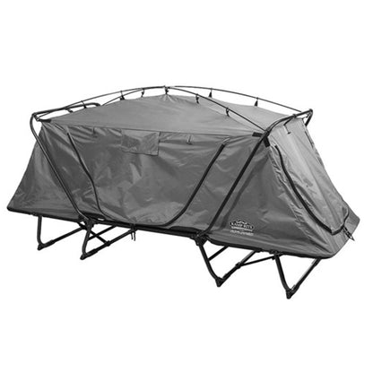 Kamp-Rite Oversized Quick Setup 1 Person Cot, Lounge Chair, & Tent w/Domed Top