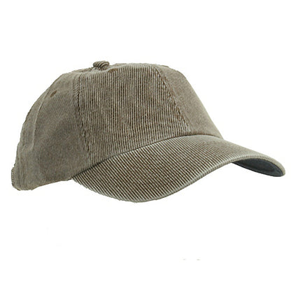 Corduroy Cotton Washed Cap