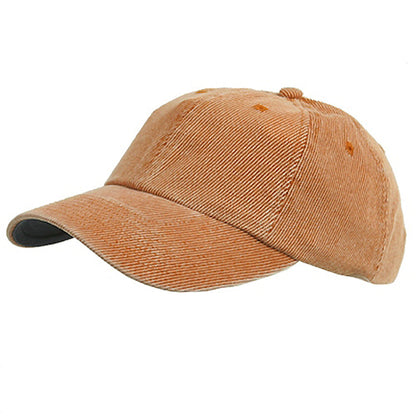 Corduroy Cotton Washed Cap