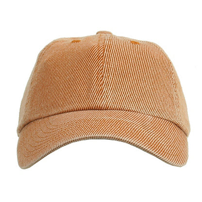 Corduroy Cotton Washed Cap