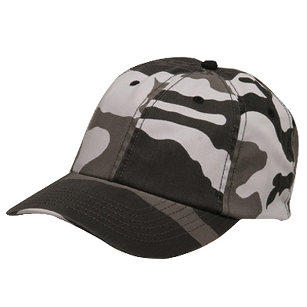 Enzyme Washed Camo Cap