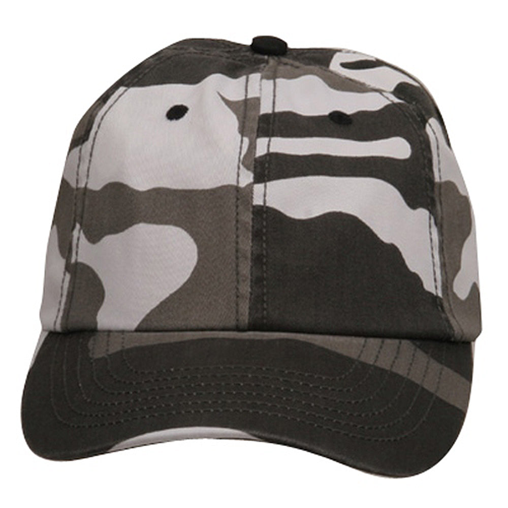 Enzyme Washed Camo Cap