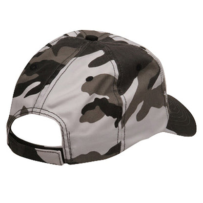 Enzyme Washed Camo Cap