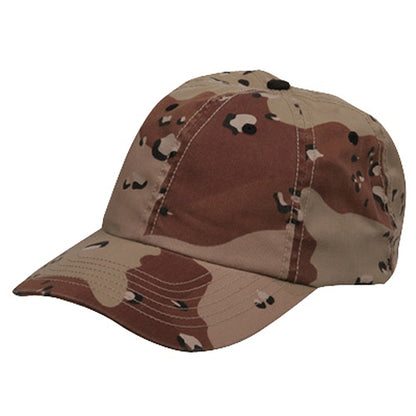 Enzyme Washed Camo Cap