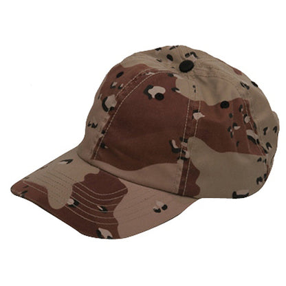 Enzyme Washed Camo Cap