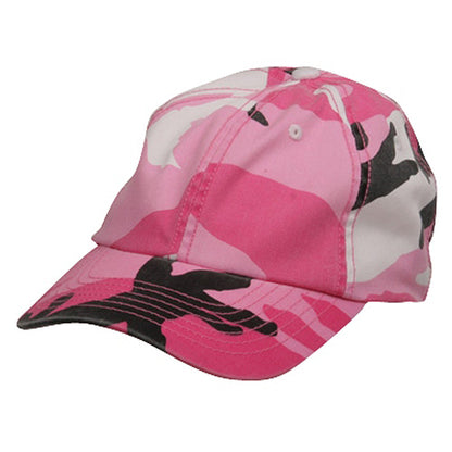 Enzyme Washed Camo Cap