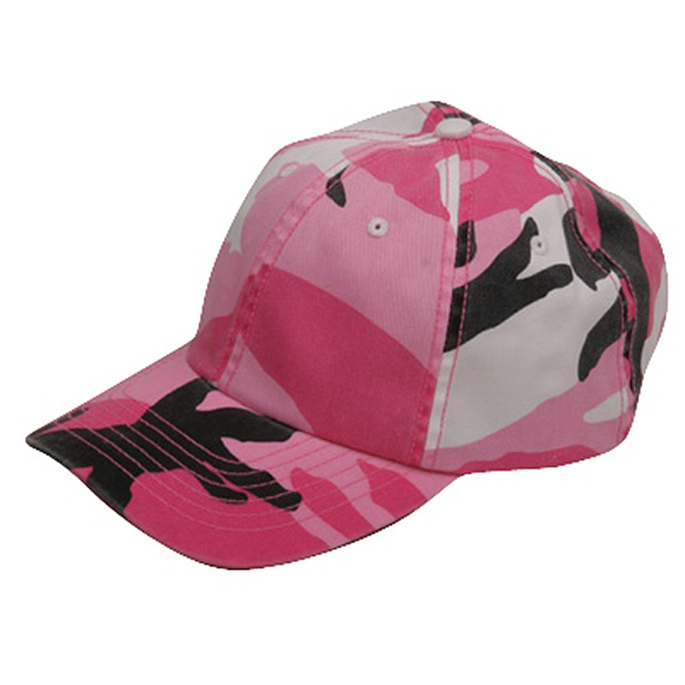 Enzyme Washed Camo Cap