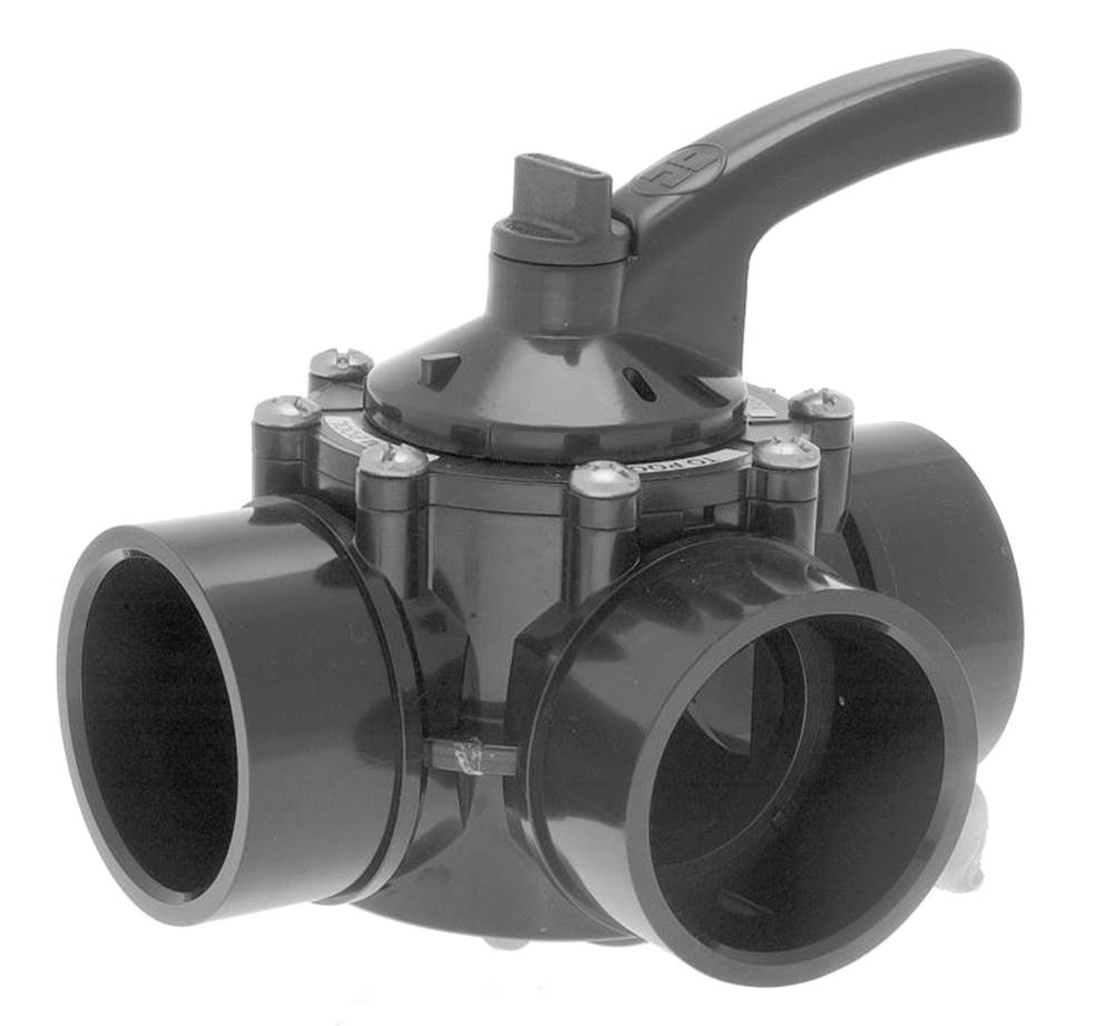 Hayward PSV Swimming Pool 3-Way 2" - 2-1/2" CPVC Water Diverter Valve (2 Pack)