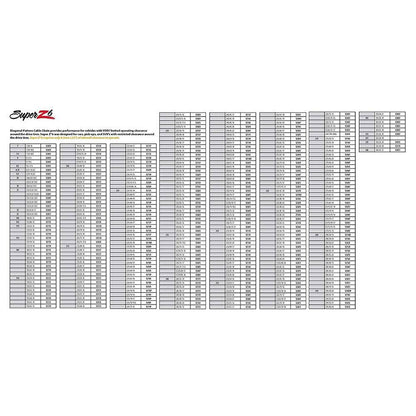 Security Chain SZ441 Super Z6 Car Truck Snow Radial Cable Tire Chain, 4 Pack