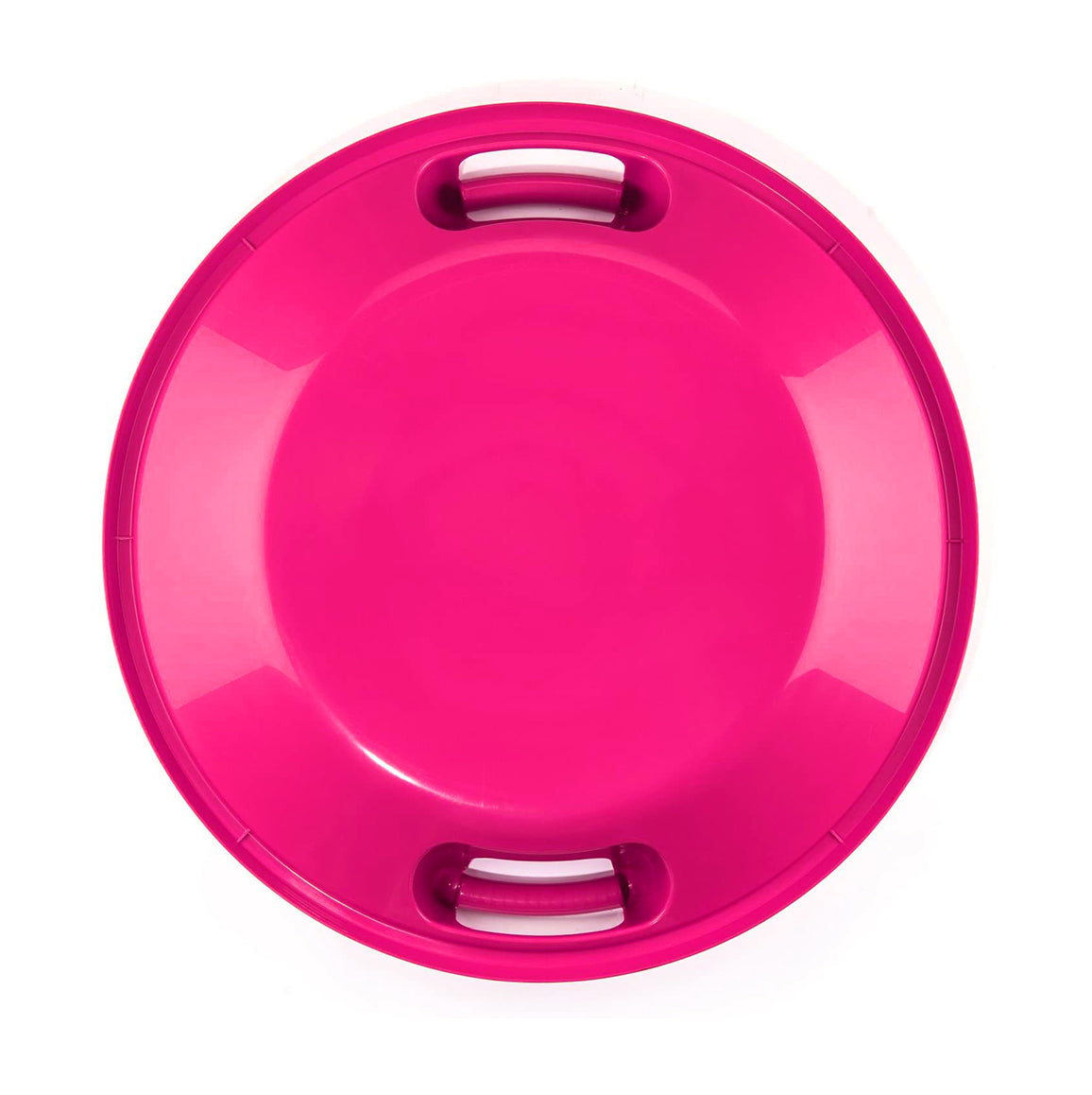 Lucky Bums Circular Saucer Snow Sled for Winter Sledding, 25" Diameter, Pink