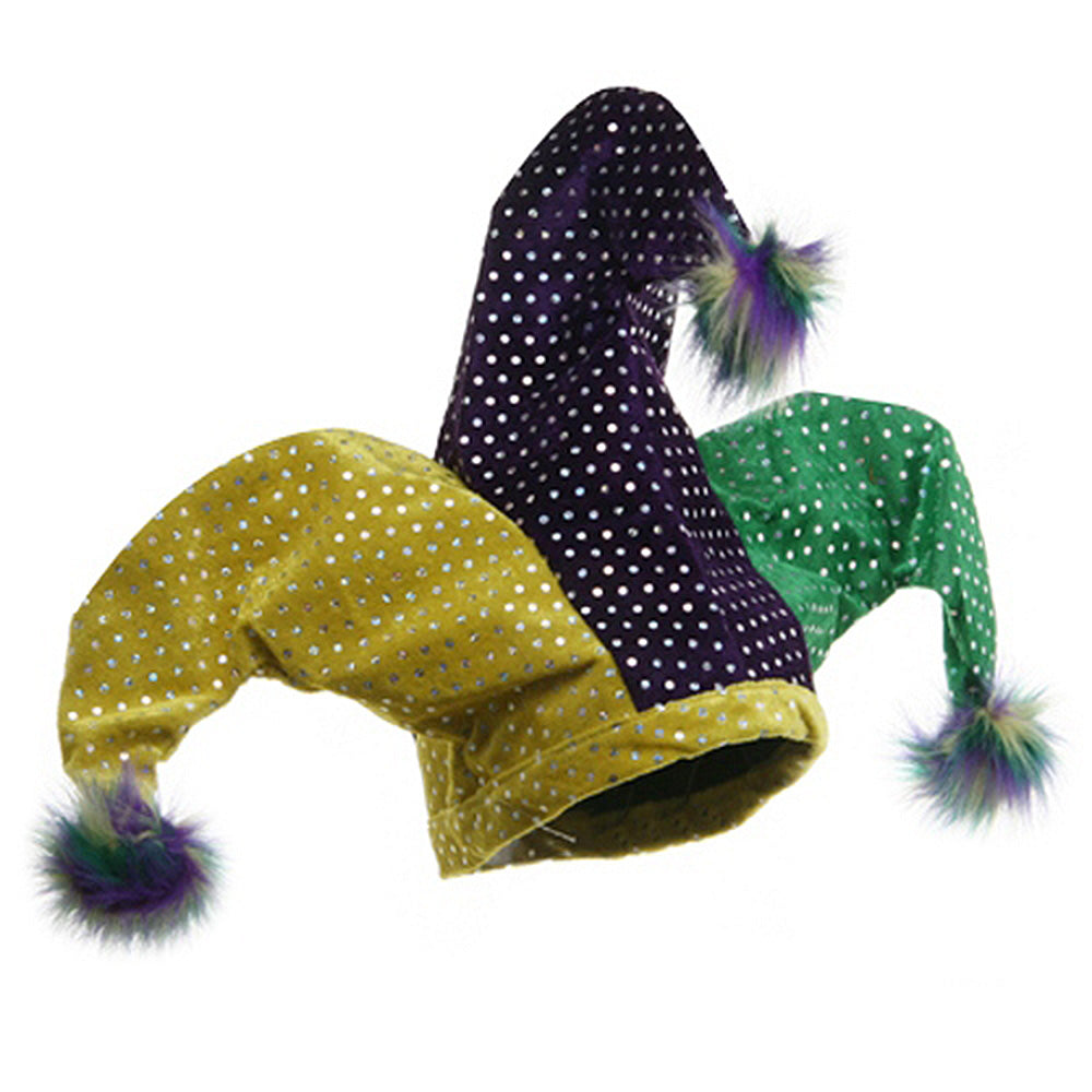 Mardi Gras Pom Hat