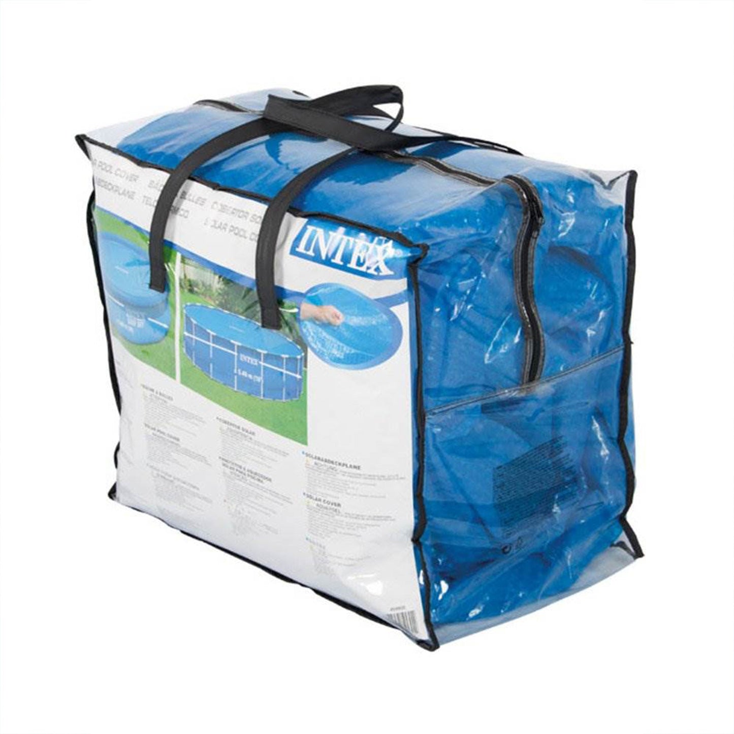 Intex 15ft x 33in Above Ground Swimming Pool, Filter Pump and Vinyl Solar Cover