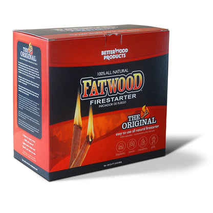 Betterwood 9910 Fatwood 10 Pound Firestarter & Natural Pine 5 Pound Firestarter