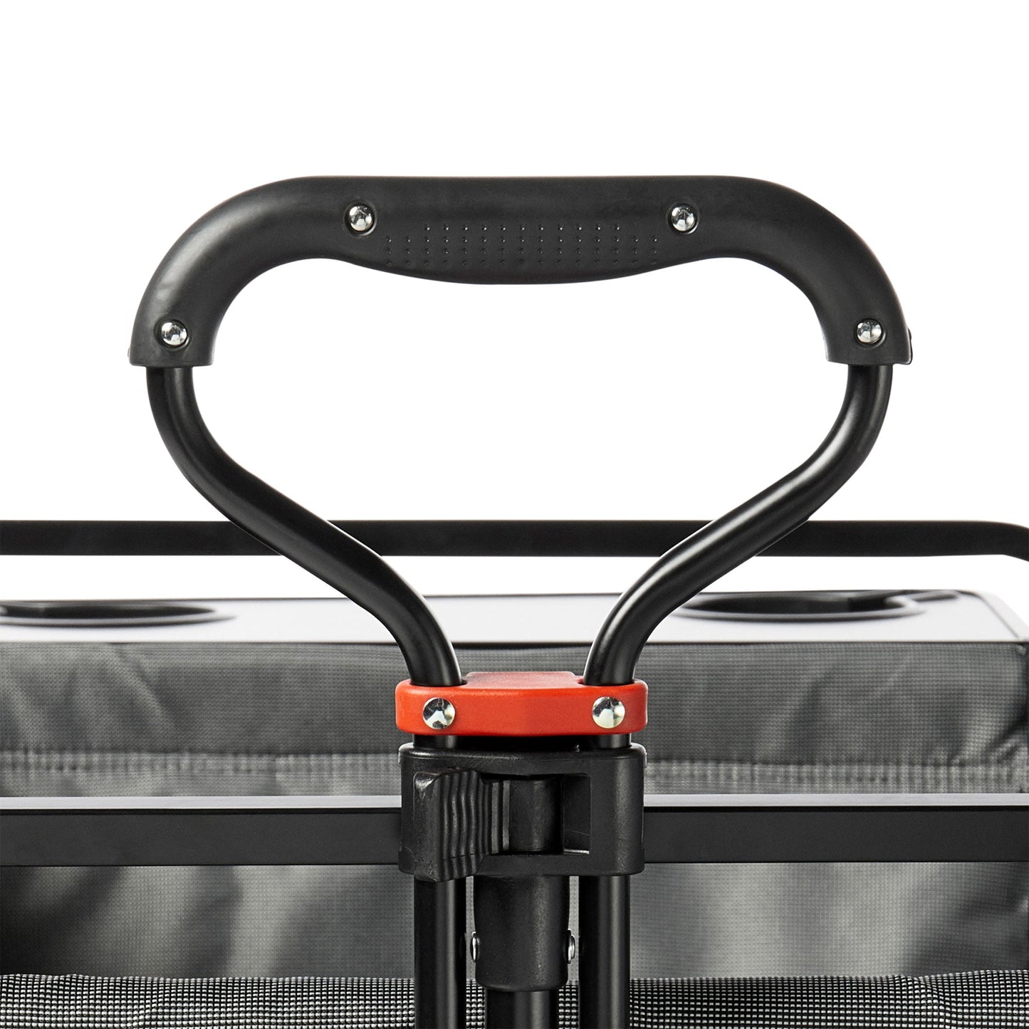 Mac Sports Collapsible All Terrain Beach Utility Wagon Cart with Table, Grey