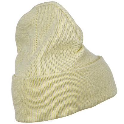 Plain Cuff XL Size Cotton Beanie