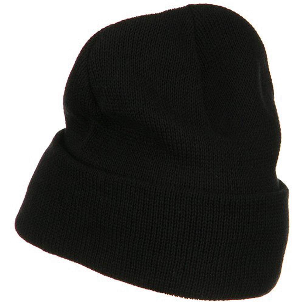 Plain Cuff XL Size Cotton Beanie